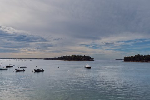 Panoramique sur les îles