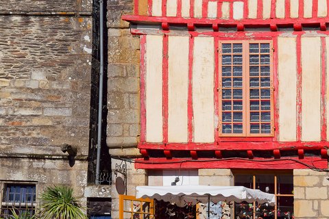 La maison à colombages rouges